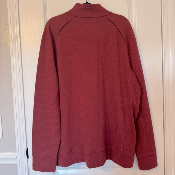 Duluth Trading Co Alaskan Hardgear Men's Maroon Quarter Zip Pullover Size 2XL - Picture 3 of 8